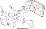 New Oem Arctic Wildcat Xx Rear Splash Mud Guard Panel Cover. Fixed Price $339.95.