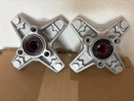Pair Of Kawasaki Tecate, Mojave And Lakota Front Hubs, Rebuilt Painted. Fixed Price $70.00.