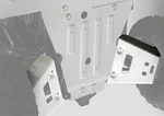 Rival Alloy Rear Arm Guards 24.7430.1-5. Fixed Price $132.00.