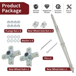 Rear Axle Shaft & Wheel Hub W/ Nut Kit For Yamaha Blaster YFS200 1988-2002. Fixed Price $119.99.