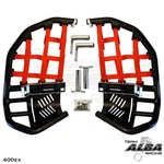 Honda Trx 400EX 400X Nerf Bars Pro Peg Alba Racing Black/red 211 T7 Br. Fixed Price $244.99.