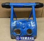 87-88 Genuine Yamaha Warrior 350 Front Bumper Guard Carry Bar Blue. Fixed Price $35.00.