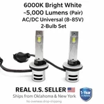 Ultra Led Headlight Bulbs Pair For Honda Pioneer 700 Deluxe 2018 2026 Visibi. Fixed Price $36.99.