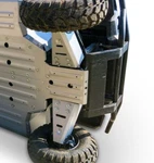 Rival Front Aluminum Arm Guards For Kawasaki Mule Pro Dx/dxt/fx/fxt. Fixed Price $149.95.