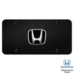 Honda 3D Logo Black Steel License Plate Automotive Gold. Fixed Price $41.95.