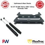 Maxtrac Subframes & Rear Shocks For 07-18 Gmc Sierra 1500 / Chevy Silverado. Fixed Price $568.92.